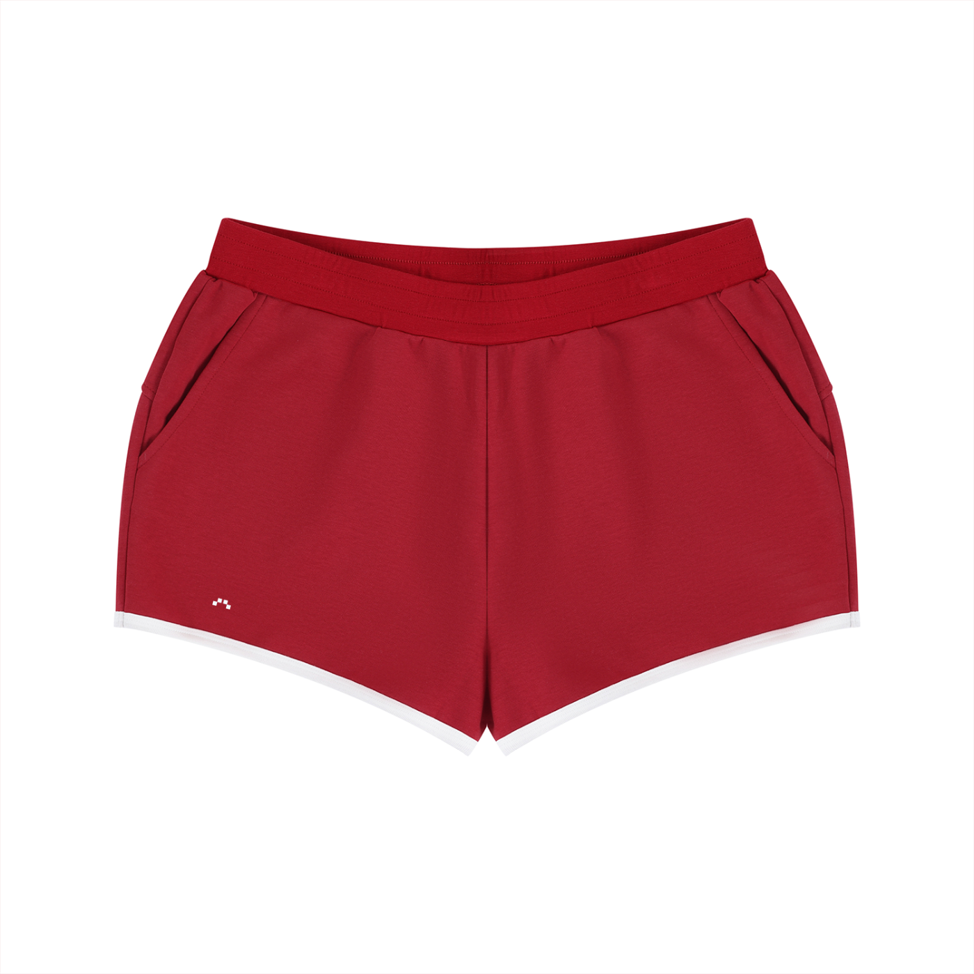 Women's Retro Contrast Binding Shorts
