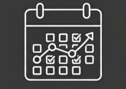 A calendar with marked dates and a checklist of tasks, including some checked and some unchecked items.