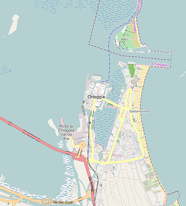 Mappa Chioggia
