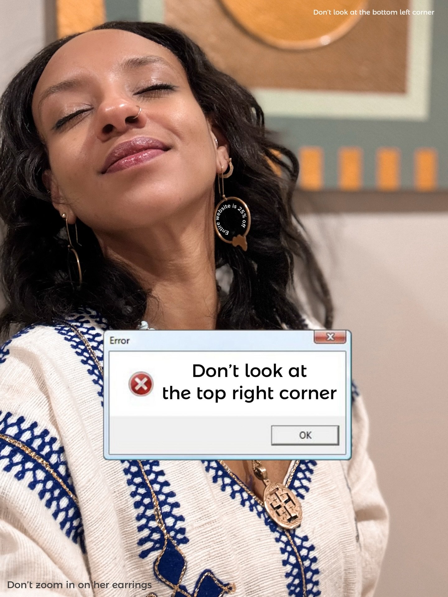 A tiny joke, a tiny clue, and one big hint: if something on the site has been calling your name, now&rsquo;s the time. Everything is twenty-five percent off for the next week!! 

#shopsmall
#holidaydeals
#habeshafashion