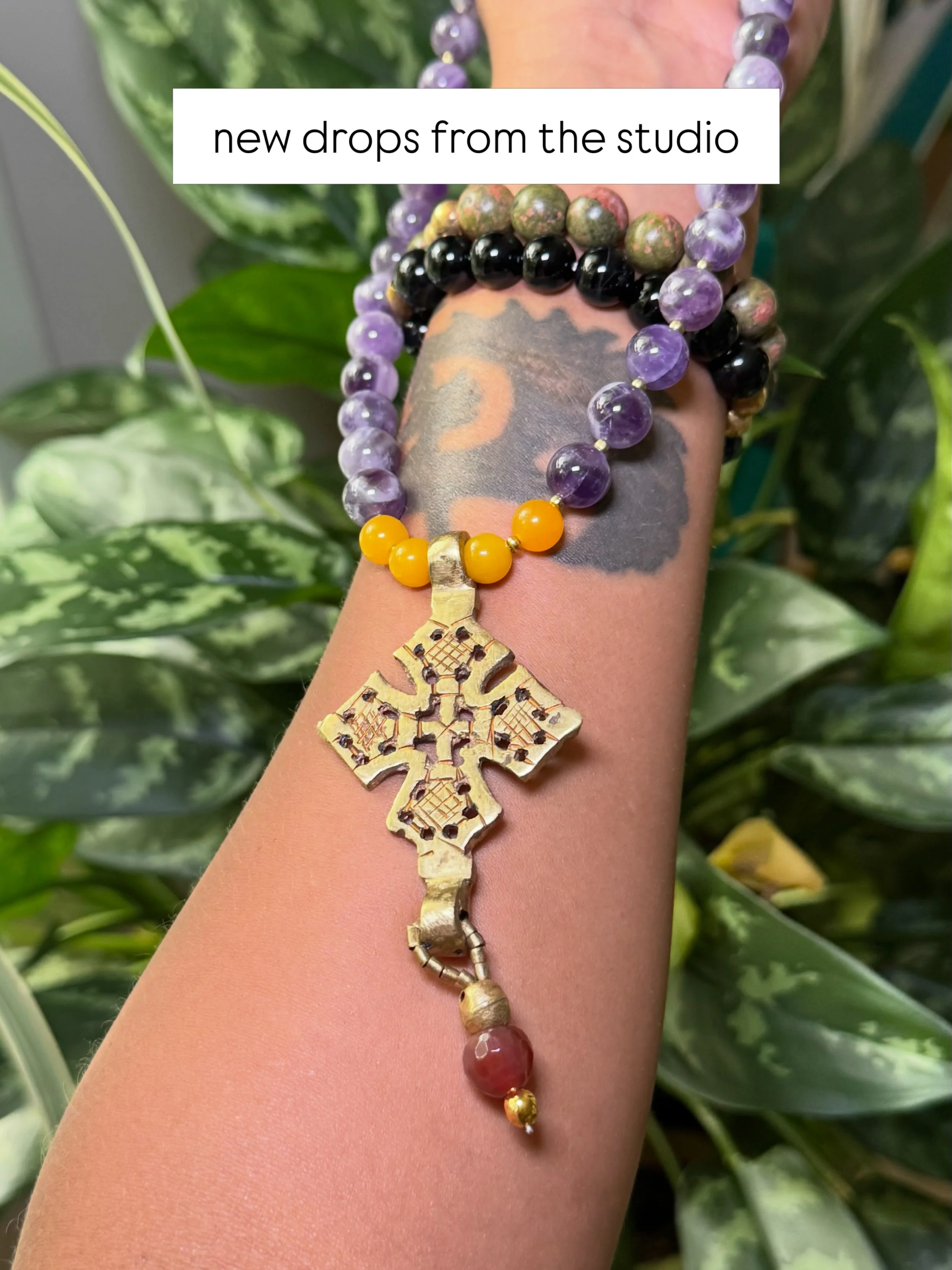 New drops from the EthioCraft studio! 

Meskel Necklaces 
Vintage Tuareg reworked necklaces 

#handmade #slowfashion #ethiopiancross #vintagejewelry #tuaregjewelry