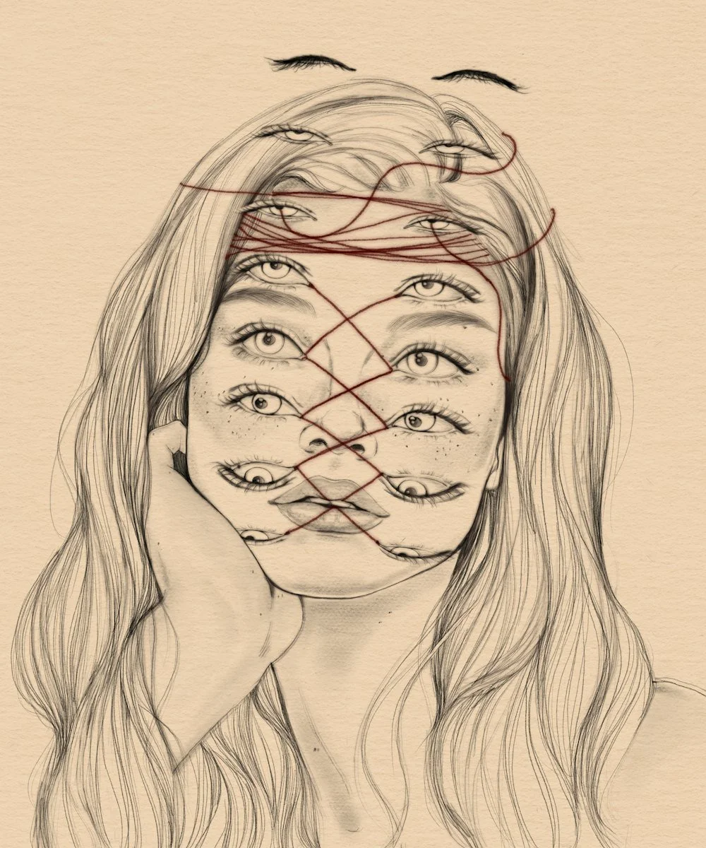 Seen too much or seen too much that intersects? A kind of hyper-awareness can make you like medieval royalty, your corset tightened around your waist. It can get hard to breathe. So make sure what you have is focus and not someone else's "pigeonhole"