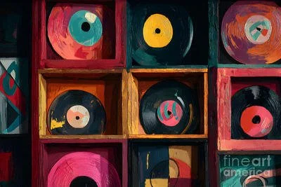 Spinning Color, Spinning Soul - An Abstract Vinyl Experience