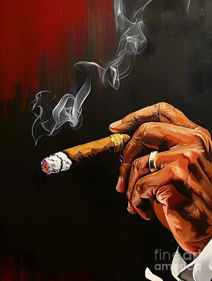 Modern Elegance- Cigar Art in the AI Era