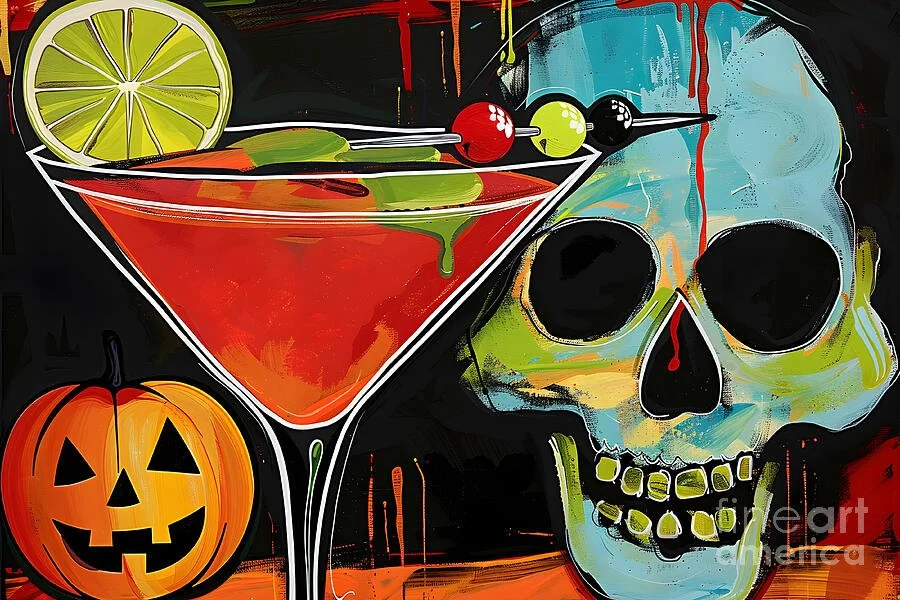 Halloween Happy Hour: Exploring Cocktail-Inspired Art