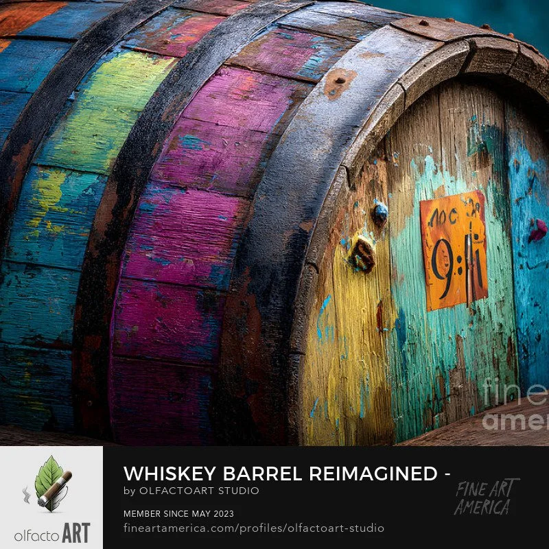 Whiskey Barrel Reimagined - Rustic Charm Meets Bold Color in Abstract Wine Art

#whisky
#whiskygram 
#cigar
#wine 
#drinkstagram 
#wineo 
#whiskylover
#winelover
#winemaking
#winetasting
#distillery 
#craftspirits
#barlife