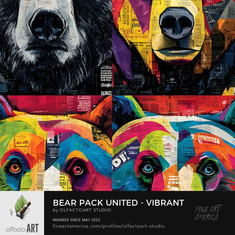 Bear Pack United - Vibrant Geometric Portraits with Bold Colors and Textured Layers

#wildlifeofinstagram #wildlife_seekers #wildlifeperfection #wildlifeonearth #wildlife_perfection #wildbear #wildlife #bear #nature #naturelovers #animals #nature_lov