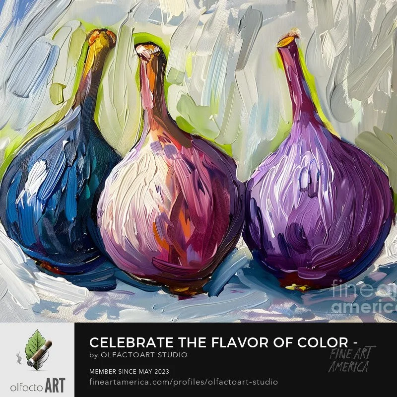 Celebrate the Flavor of Color - Stylized Figs in Blue, Pink and Purple Expressive Abstract Energy

#artoftheday #figart #art #artist #figurativeart #abstractart #painting #sculpture #drawing #creative #modernart #contemporaryart #illustration #design