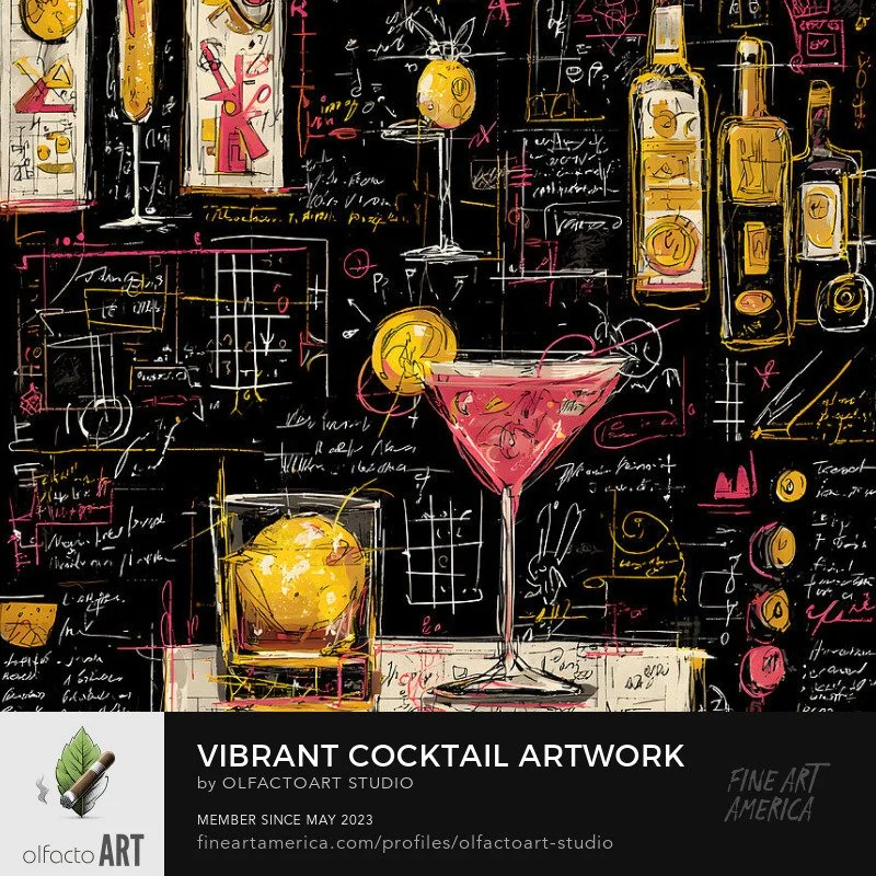 Vibrant Cocktail Artwork with Abstract Geometric Sketches Evoking Creativity and Whimsy

#cocktailart #mixology #craftcocktails #bartenderlife #drinkstagram #cocktailporn #cocktailhour #drinkoftheday #barlife #drinkinspiration #drinkspiration #cockta