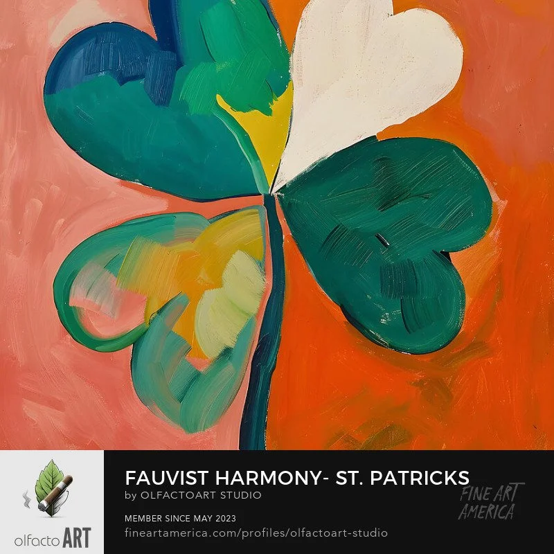 Fauvist Harmony- St. Patrick's Day Shamrock Lucky Clover Canvas Brilliance

#StPatricksDay #StPatricksDay2023 #StPatricksDayCelebration #StPatricksDayParade #IrishFestivities #GreenBeer #Shamrock #LuckOfTheIrish #IrishCulture #StPatricksDayParty #Sai