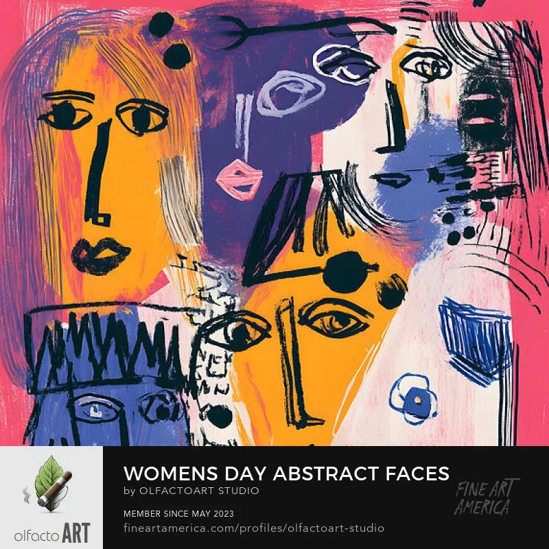 Women's Day Abstract Faces in Bold Colors and Expressive Lines with Vibrant Pink Background

#WomensDay #InternationalWomensDay #WomensRights #EmpowerWomen #GirlPower #WomenEmpowerment #WomensHistory #CelebrateWomen #StrongWomen #Feminism #WomenInLea