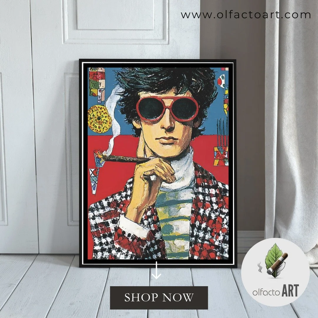 Light Up the Swinging Sixties - Stylish Man with Cigar Amid Vivid Patterns and Playful Energy

#cigars #cigaraficionado #swingingsixties #1960s #vintagefashion #modculture #retrostyle #sixtiesfashion #popart #musicofsixties #iconicstyle #londonblowup