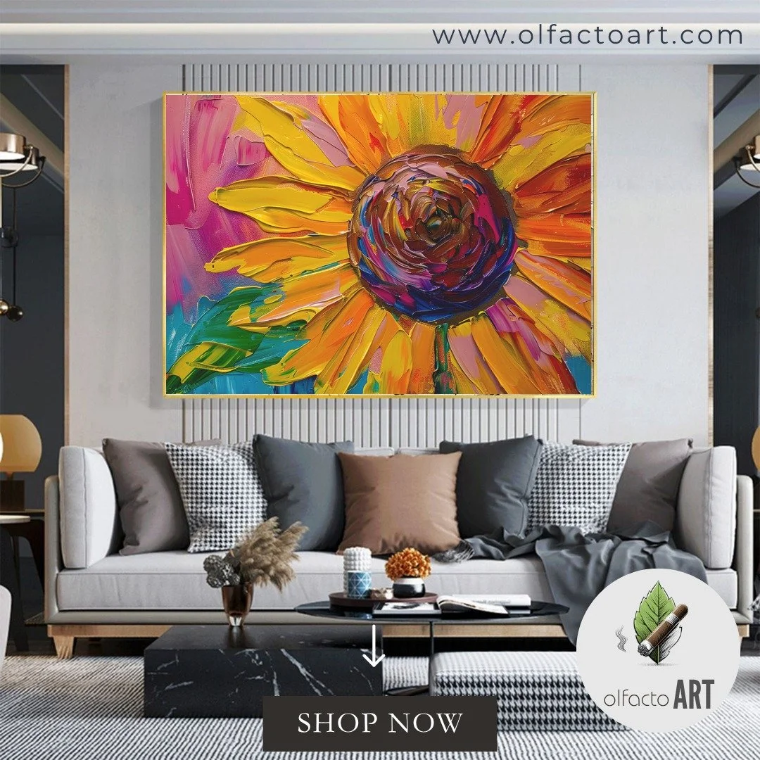 Enchanting Fusion - Sunflower Symphony in Fauvism, Impressionism, Post-Impressionism, and Cubism
https://fineartamerica.com/featured/enchanting-fusion-sunflower-symphony-in-fauvism-impressionism-post-impressionism-and-cubism-olfactoart-studio.html

#