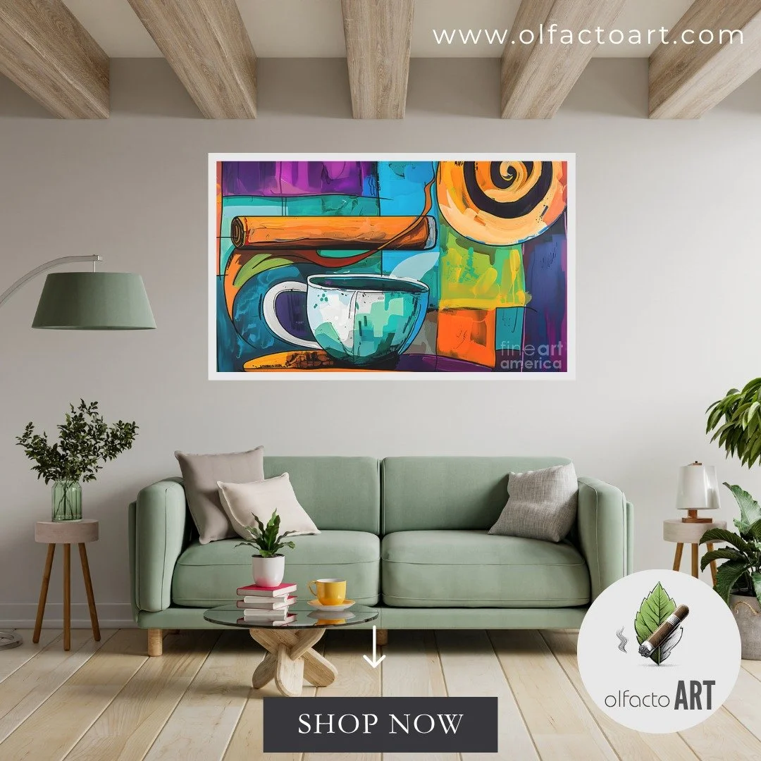 Colorful Abstract Composition - Coffee Cup, Cigar, and Geometric Shapes - AI-Generated Art

https://fineartamerica.com/featured/colorful-abstract-composition-coffee-cup-cigar-and-geometric-shapes-ai-generated-art-olfactoart-studio.html

#CoffeeAndCig