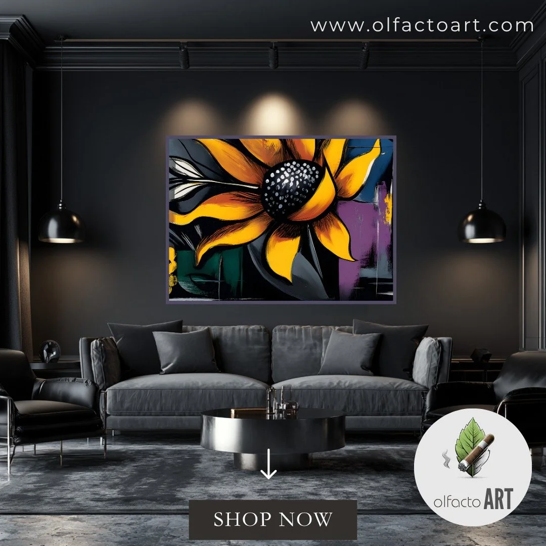 Sunflower in Shadowlight - Vivid Orange Bloom Emerging from Abstract Darkness and Bold Contrast
https://fineartamerica.com/featured/sunflower-in-shadowlight-vivid-orange-bloom-emerging-from-abstract-darkness-and-bold-contrast-olfactoart-studio.html

