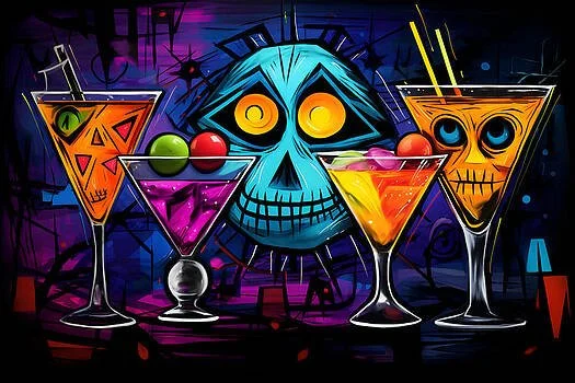 Abstract Enigma- Unraveling the Spell of Spectacular Halloween Spirits