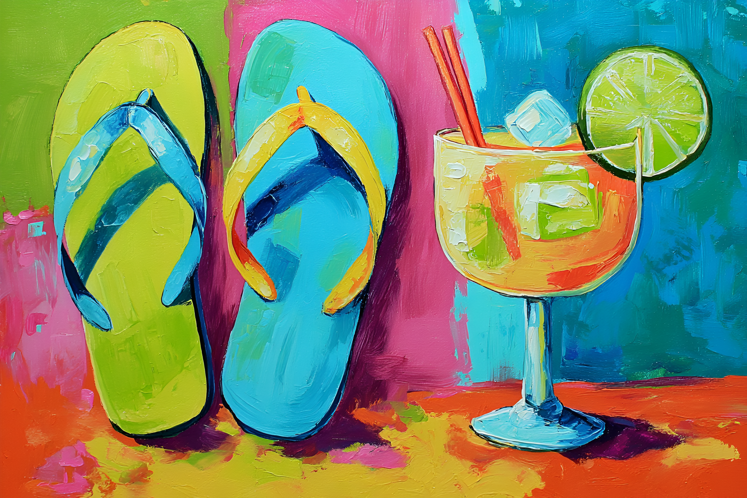 Color in a Glass – Art Inspired by Cocktails