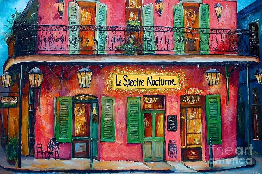 Le Spectre Nocturne - A Lively New Orleans Cafe Glowing with Charm