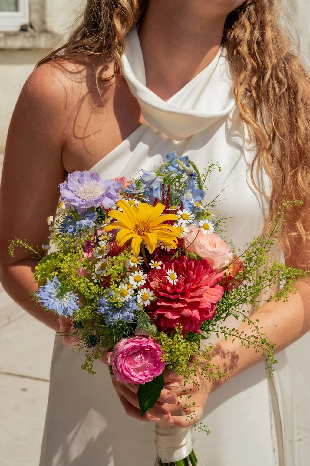 Wedding with flowers