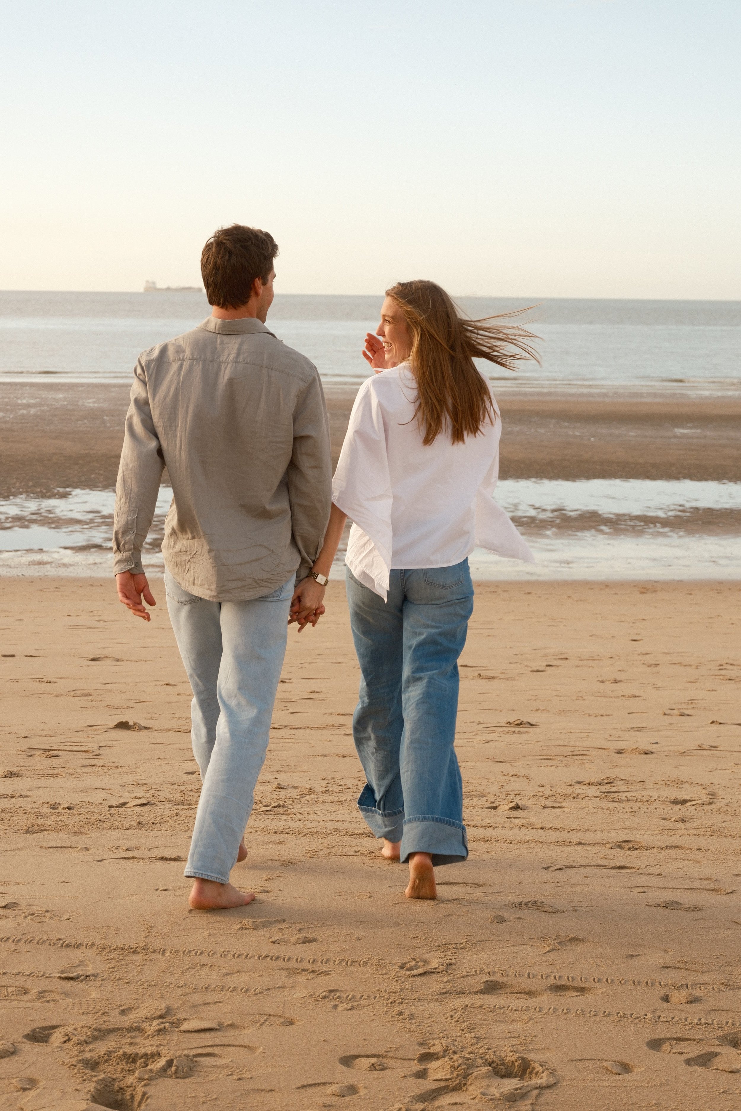 Verloving Amber & Maxime op het strand 