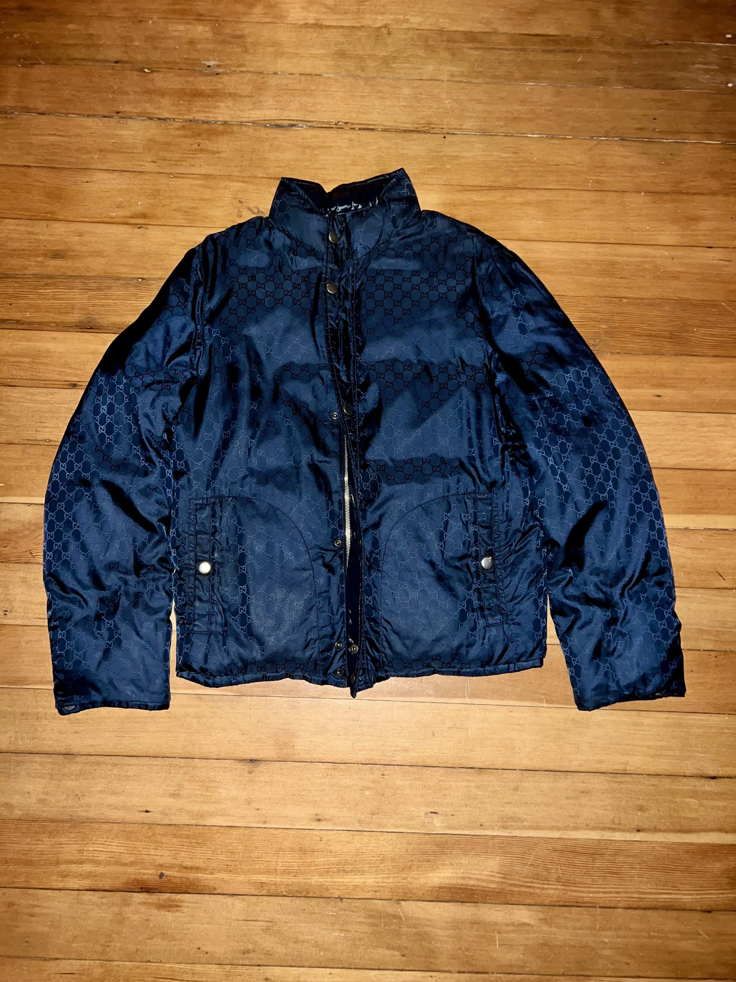GUCCI by TOM FORD Monogram Reversible Puffer Jacket