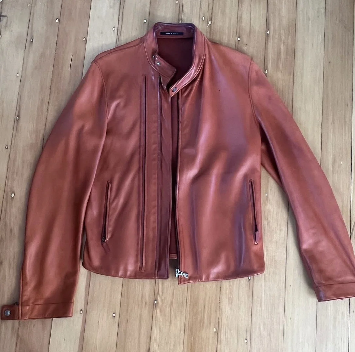 GUCCI by TOM FORD Orange Rider Jacket