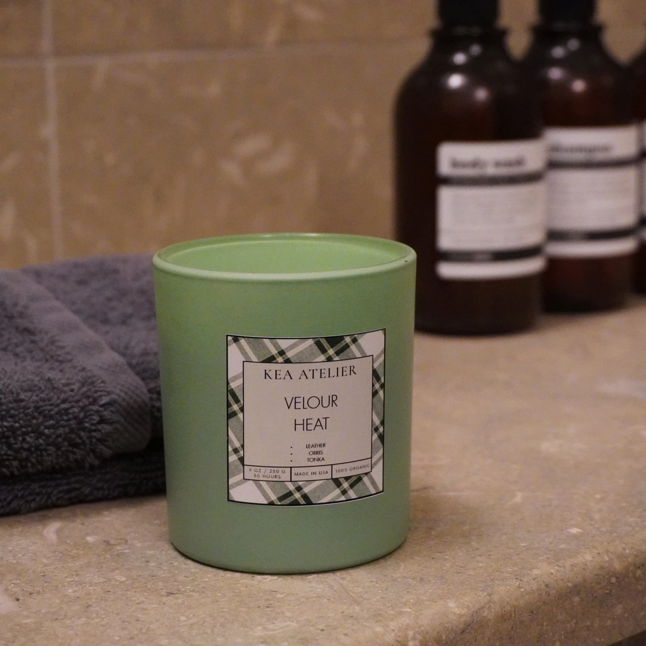 A Mini Spa Ritual After Shower with Candles and Music