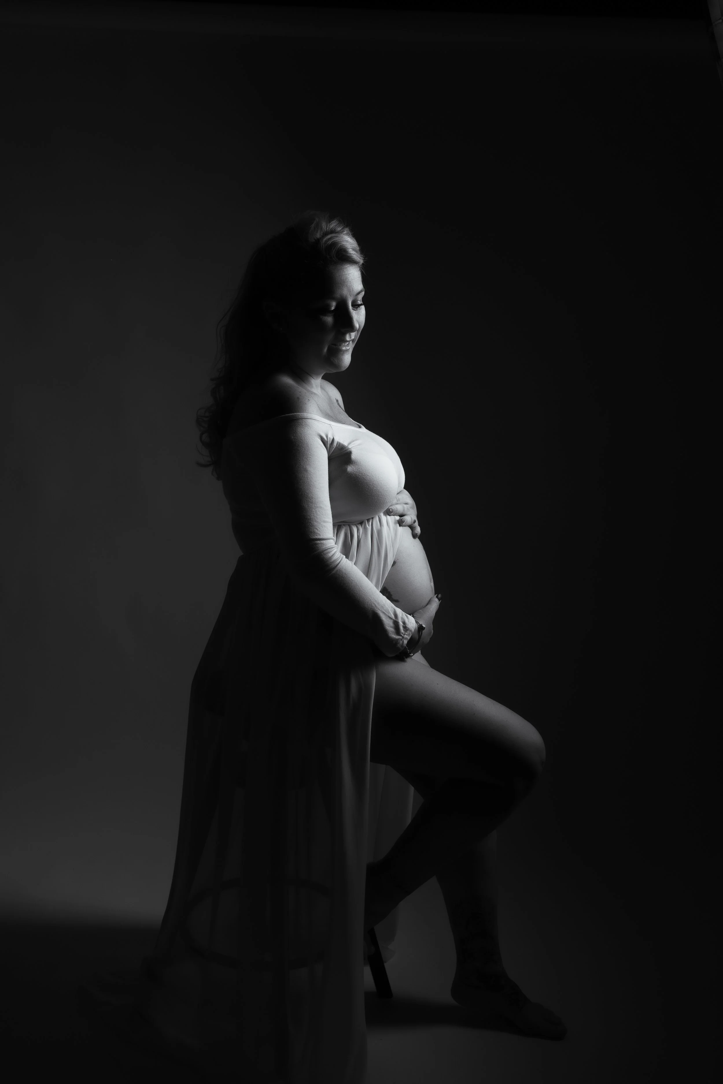 Sesiones fotográficas premamá con vestidos especiales