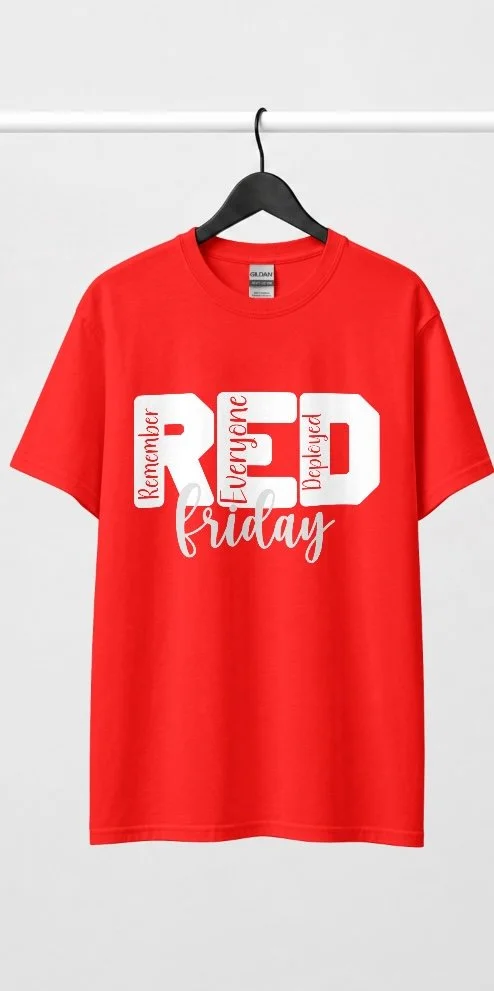 RED Friday: Remember Everyone Deployed | Shirts & Hoodies