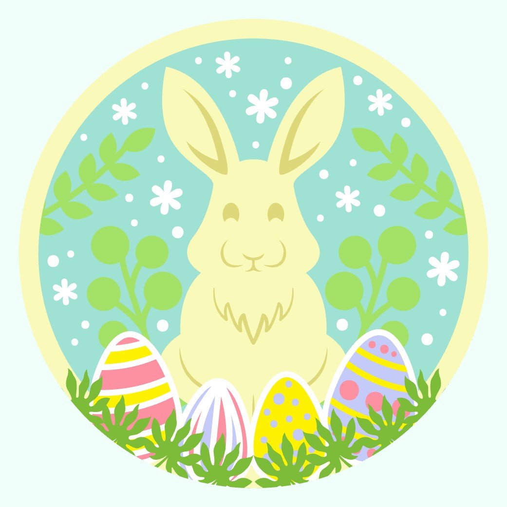 Custom Easter Decor | Bunny Floral Shadow Box | Spring Home Decor