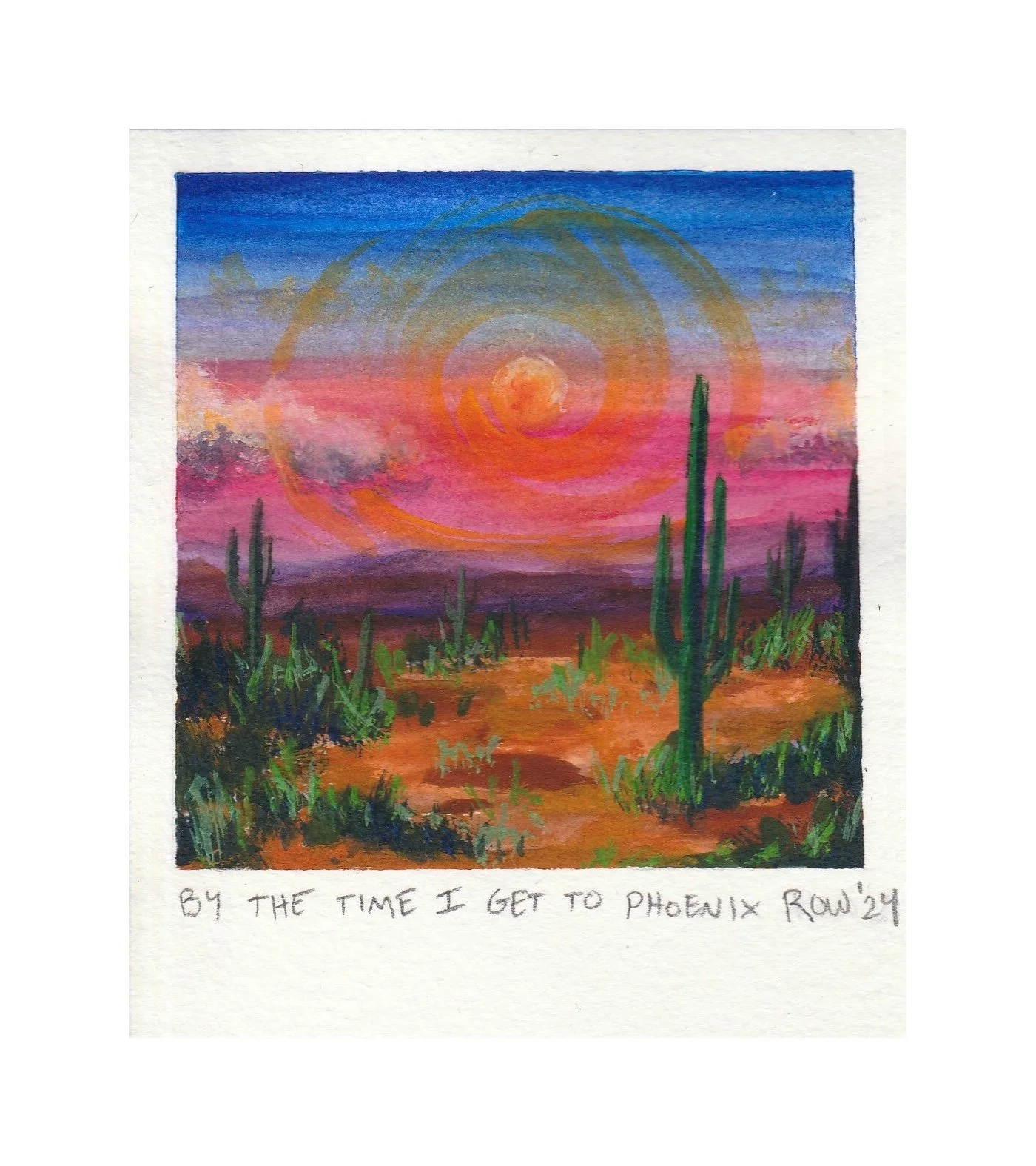 By the Time I Get to Phoenix Polaroid Giclée Print