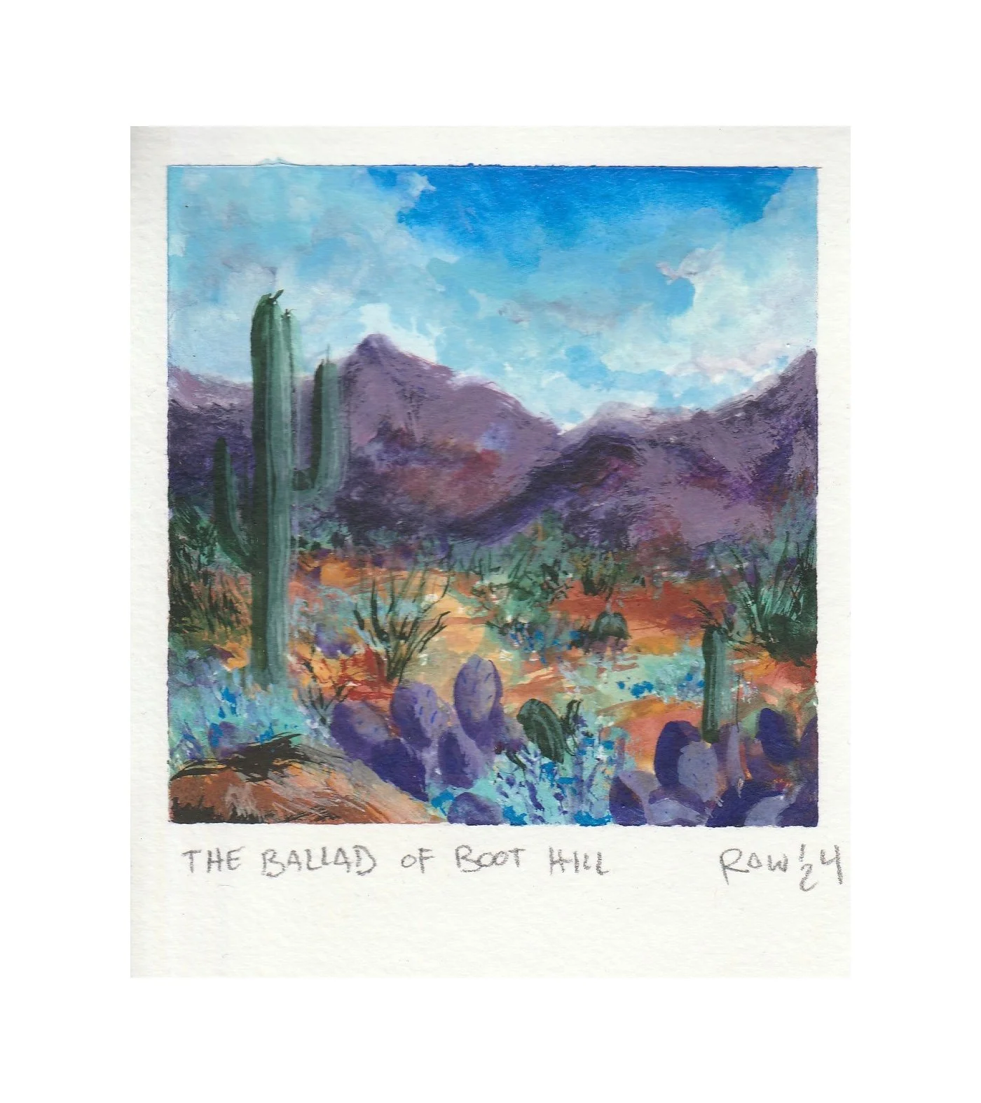 The Ballad of Boot Hill Polaroid Giclée