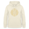 Damen Pullover Hoodie S-XL, Fashion made by LeMar  Blume des Lebens