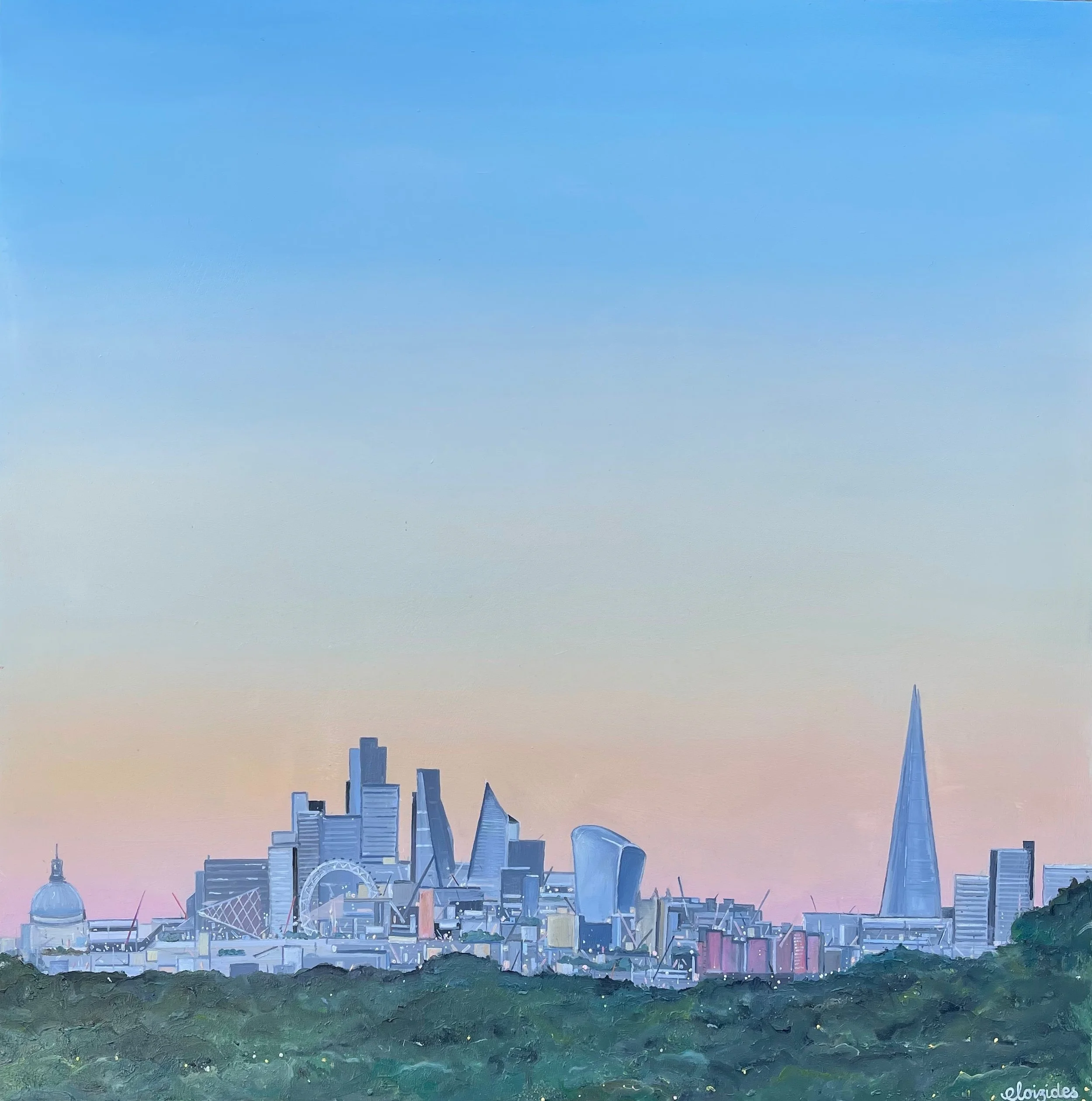 London skyline from Richmond Park - Sold