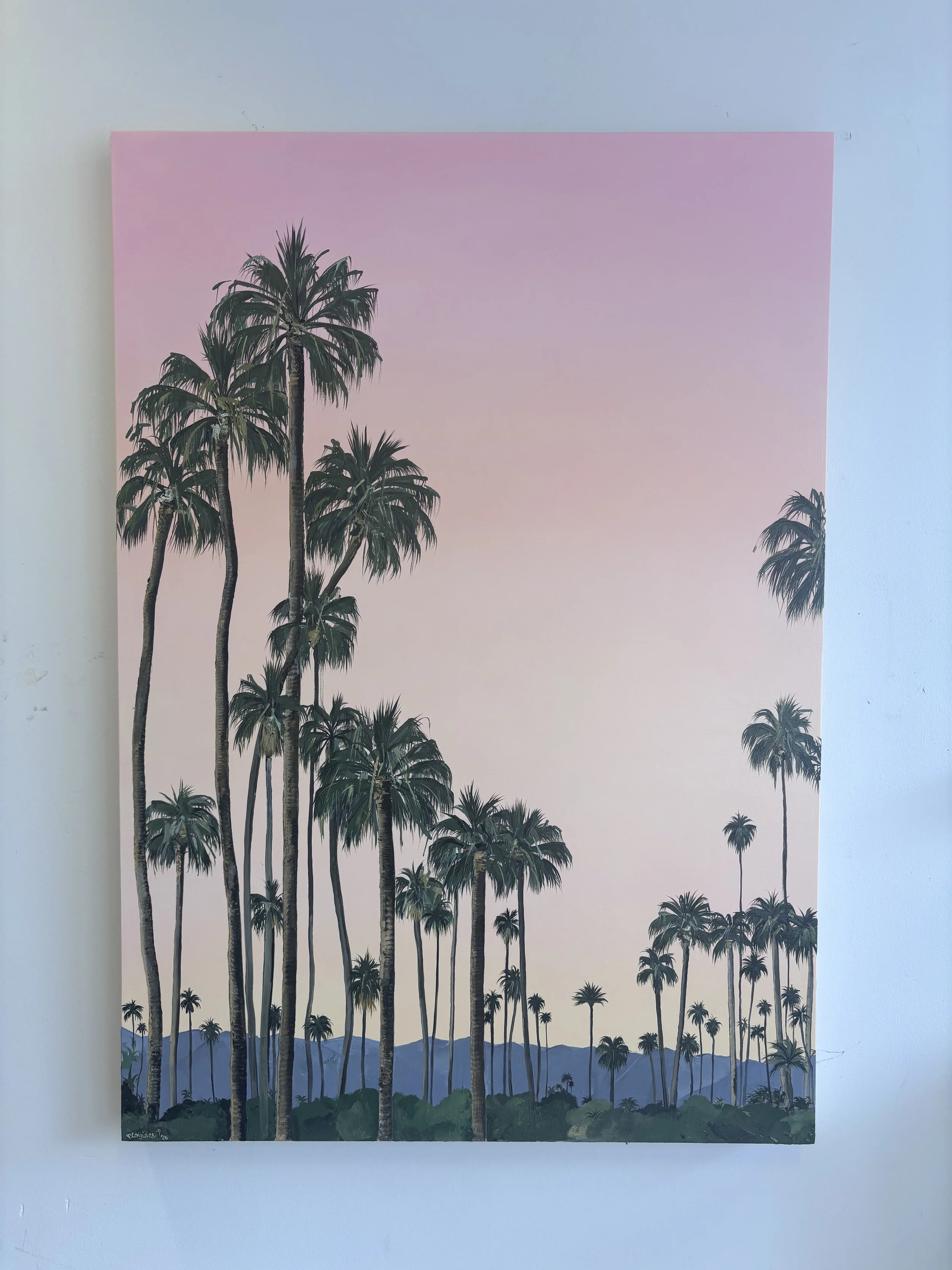 Sun-kissed, oil on panel, 70 x 100 cm