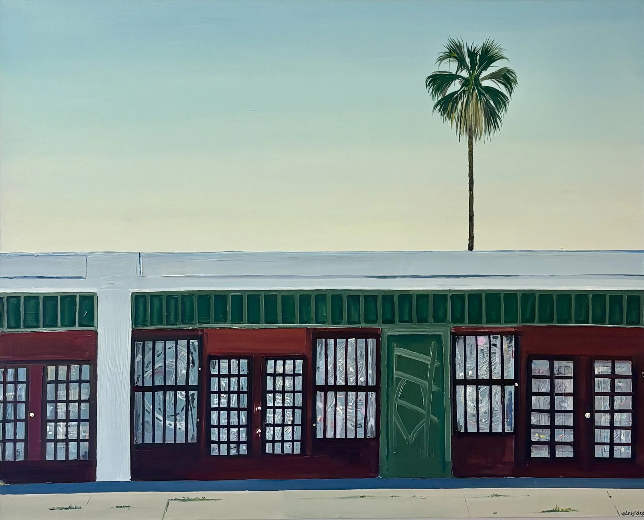 Underground Museum, LA, 40 x 50 cm, oil on panel