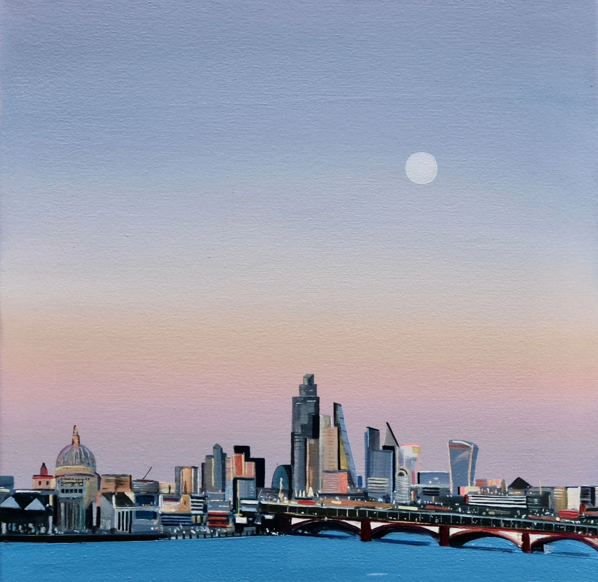 Southbank - Oil on canvas