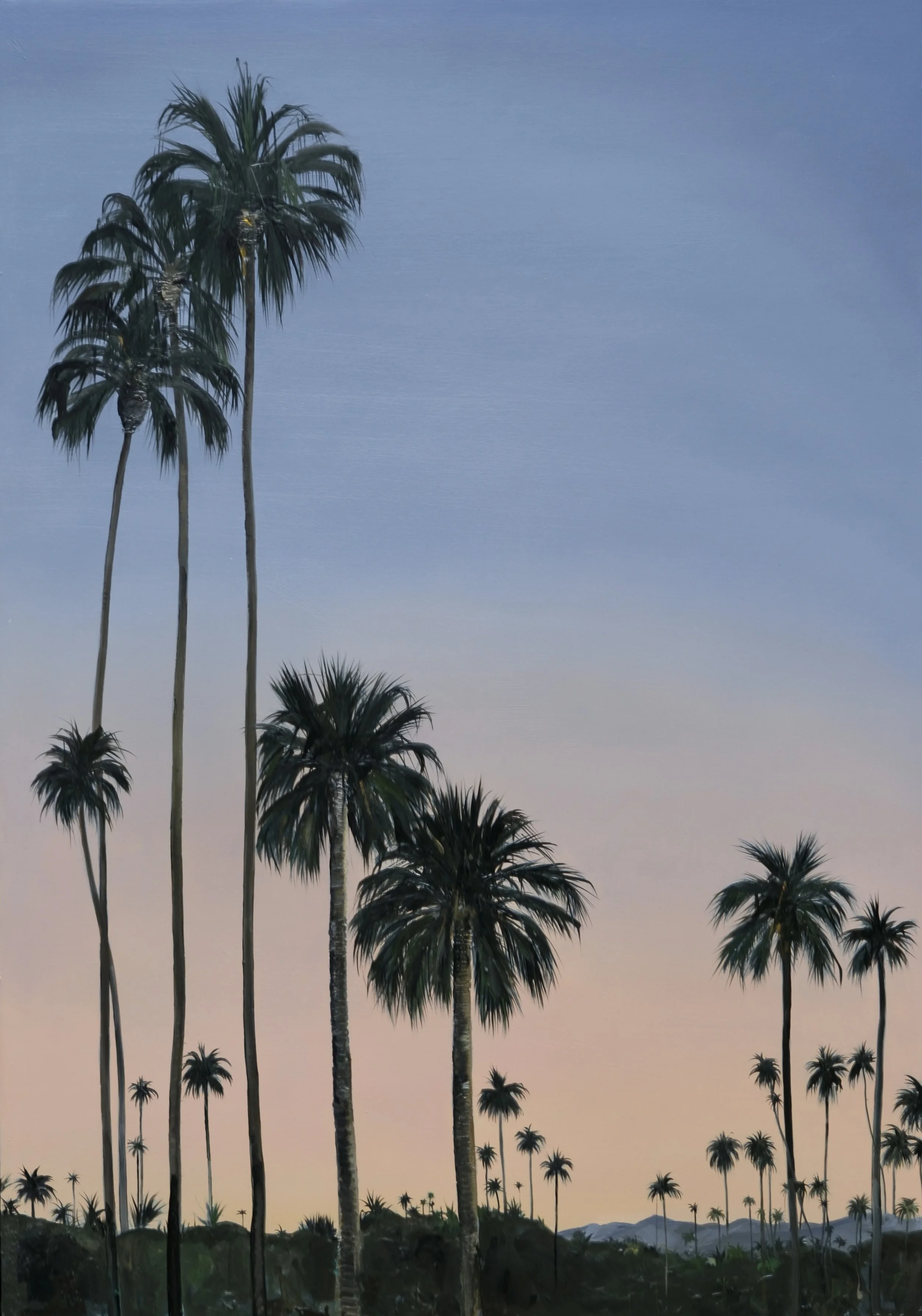 Golden Hour, oil on panel, 70 x 100 cm