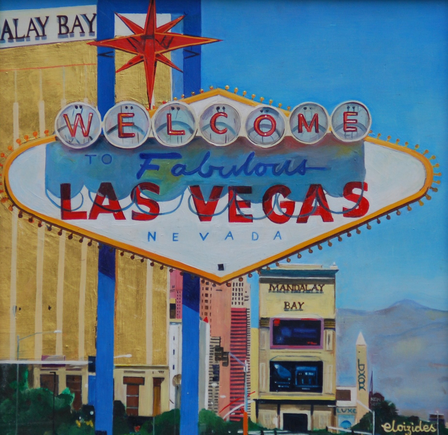 Las Vegas sign Exhibited at the ING Discening Eye, 2015 - Sold
