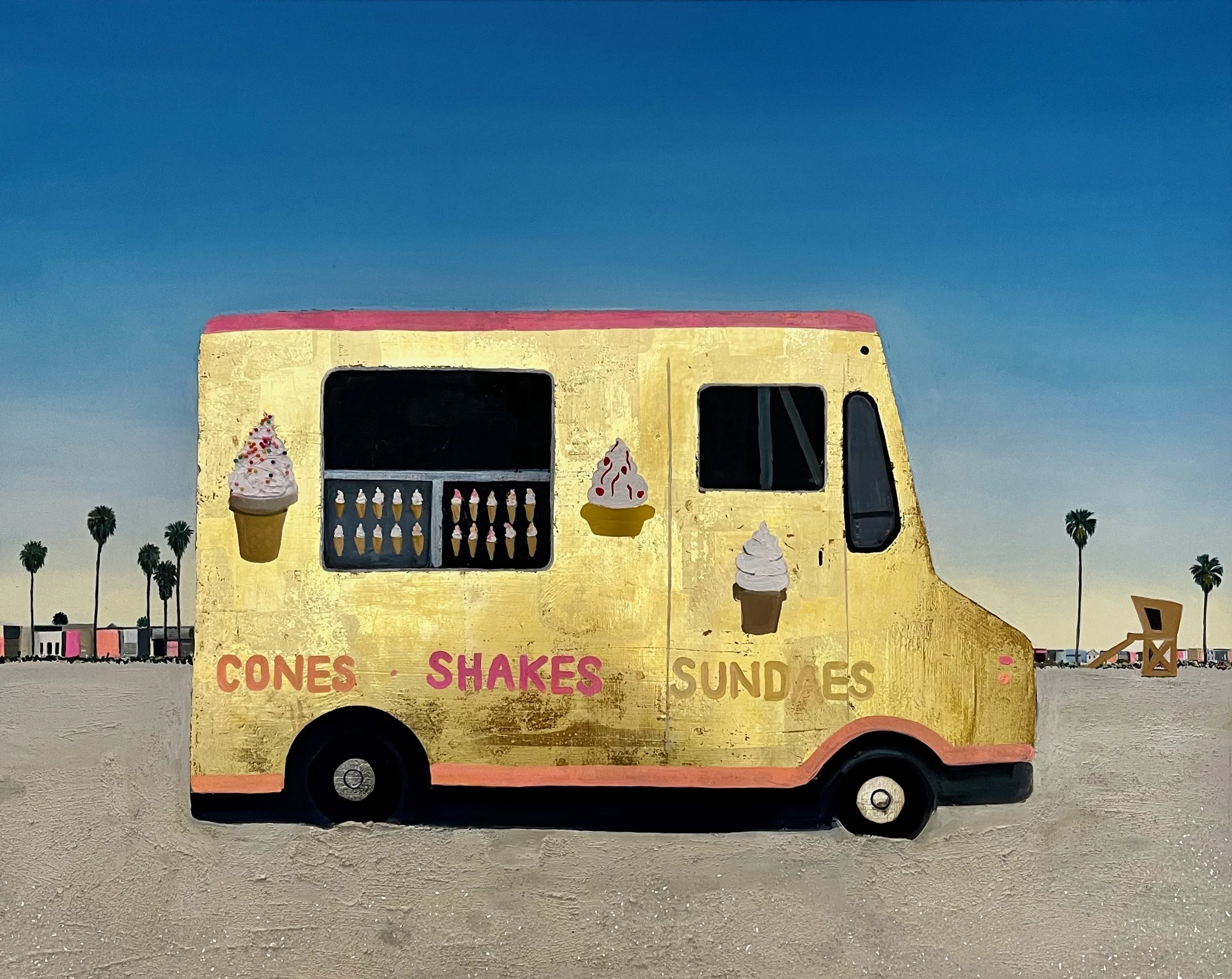 Gold Ice Cream Van - Sold