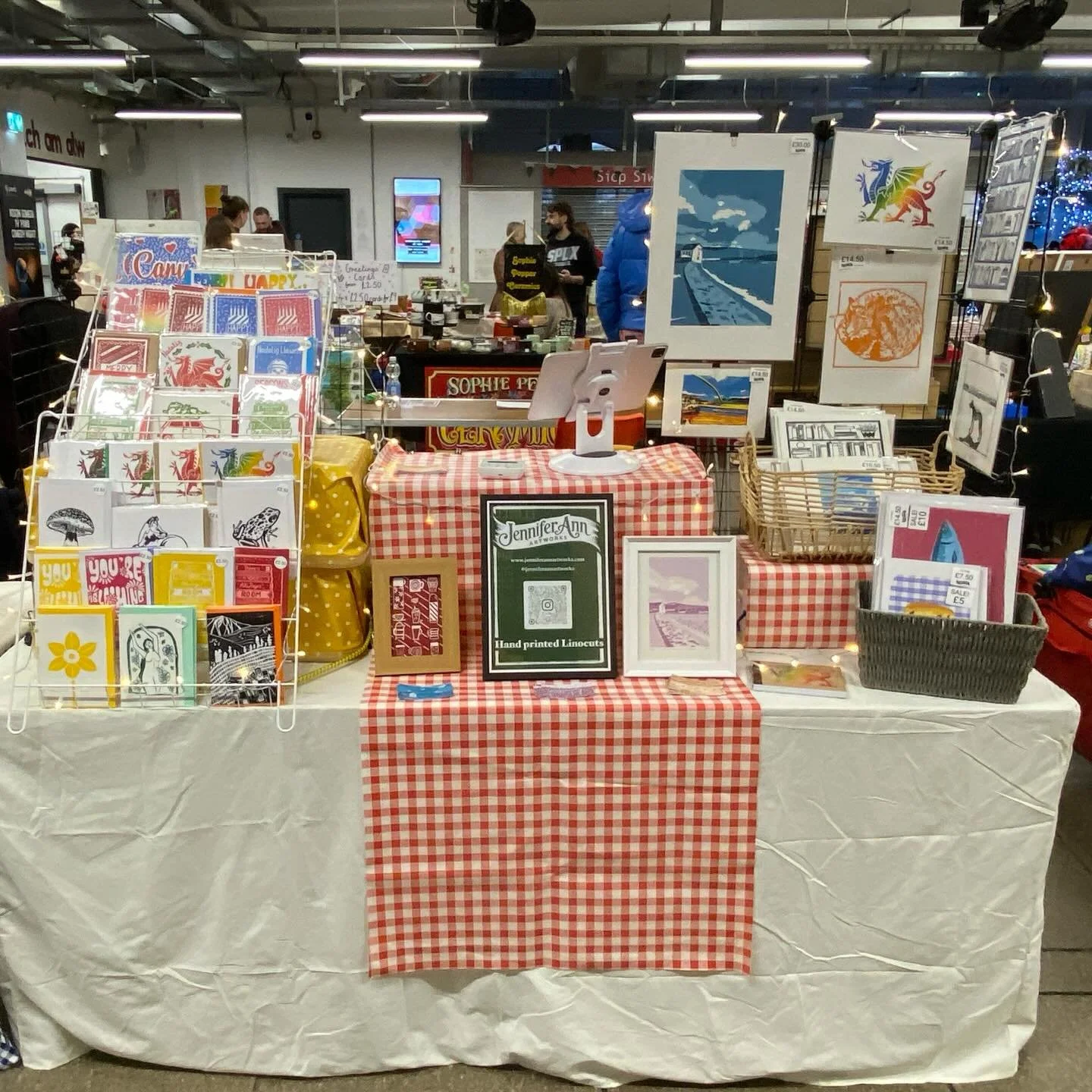 Ready to go at @typawb at the amazing @wrexhammakersmarket ! Here from 10-4 and the brilliant @wrexhamstreetmarkets is on too just around the corner!