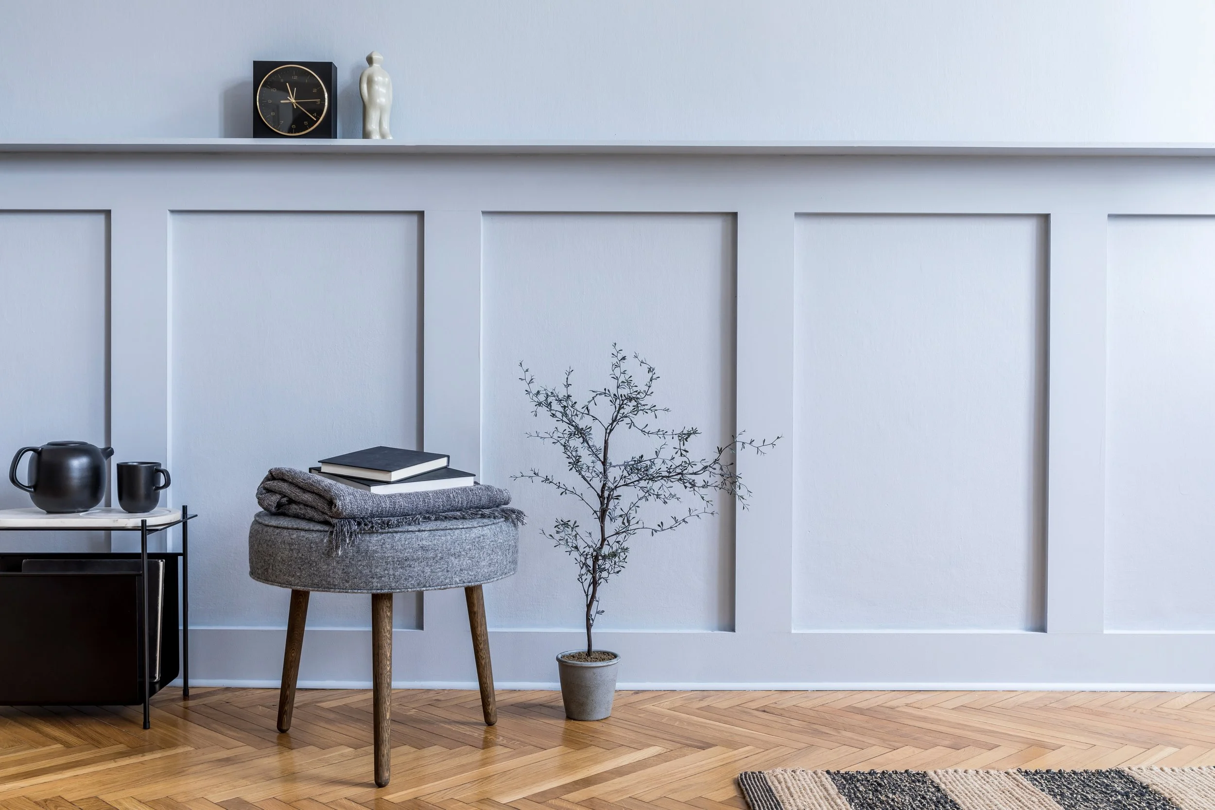 contemporary wall panelling