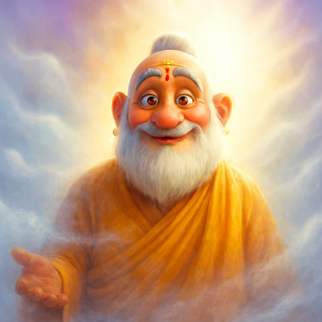 Yogi Agso dissolving the Veils of Ignorance with the Light of His unconditionally loving and accepting Awareness.