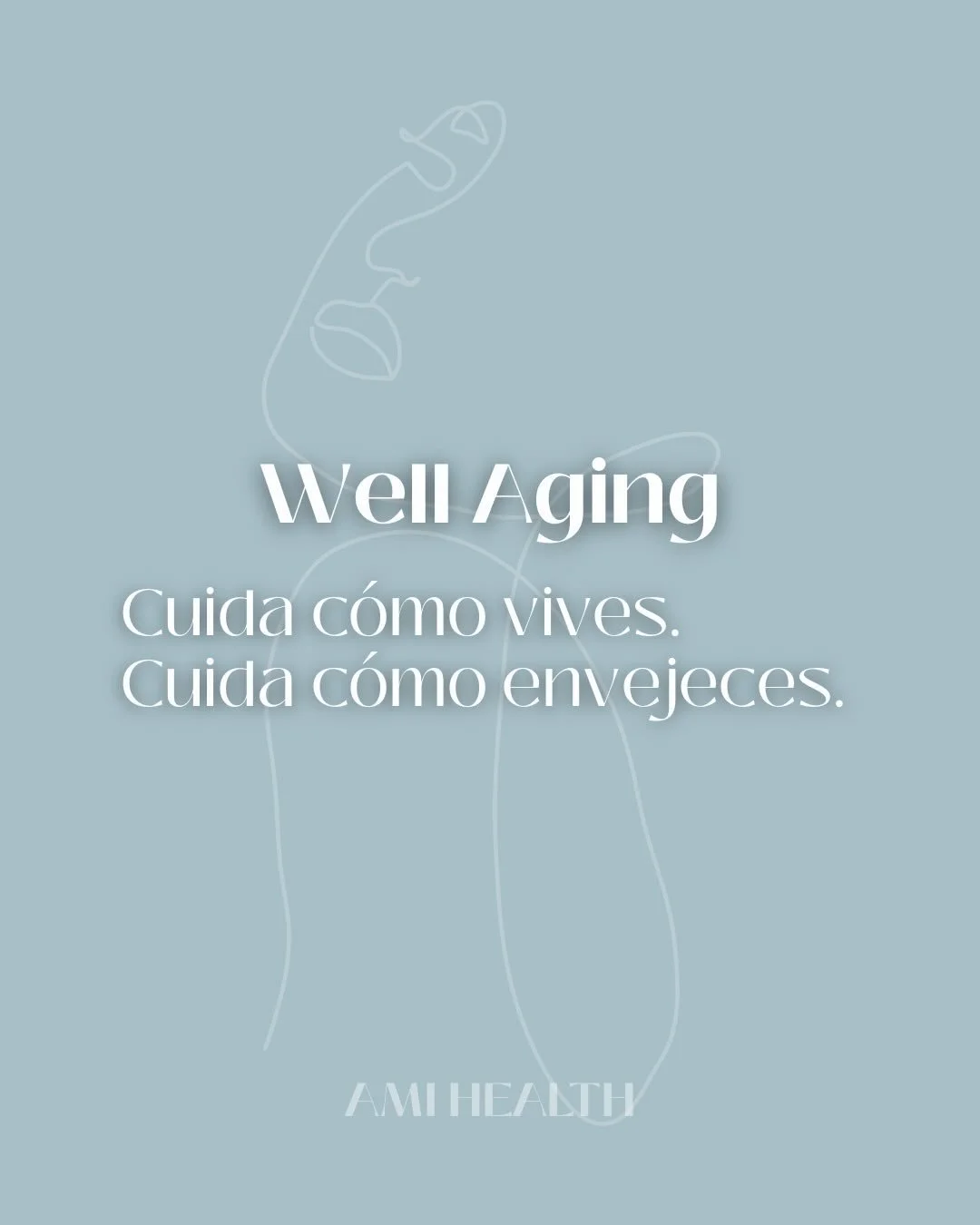 Well Aging no se trata de detener el paso de los a&ntilde;os, sino de aprender a vivirlos con bienestar, energ&iacute;a y equilibrio.

La forma en la que te alimentas, descansas, te mueves, gestionas el estr&eacute;s y cuidas tu salud emocional tambi