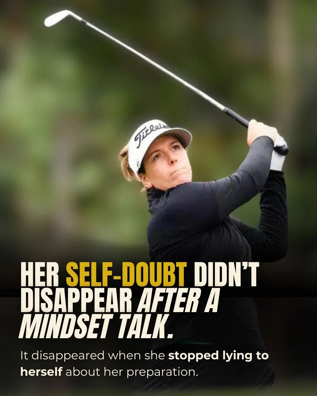 You don&rsquo;t lose confidence because you &ldquo;forgot how to believe.&rdquo;

You lose it when the pressure exposes gaps in your preparation
that hype and mindset talks were never designed to hold.

Most high-performing athletes I work with:
&bul
