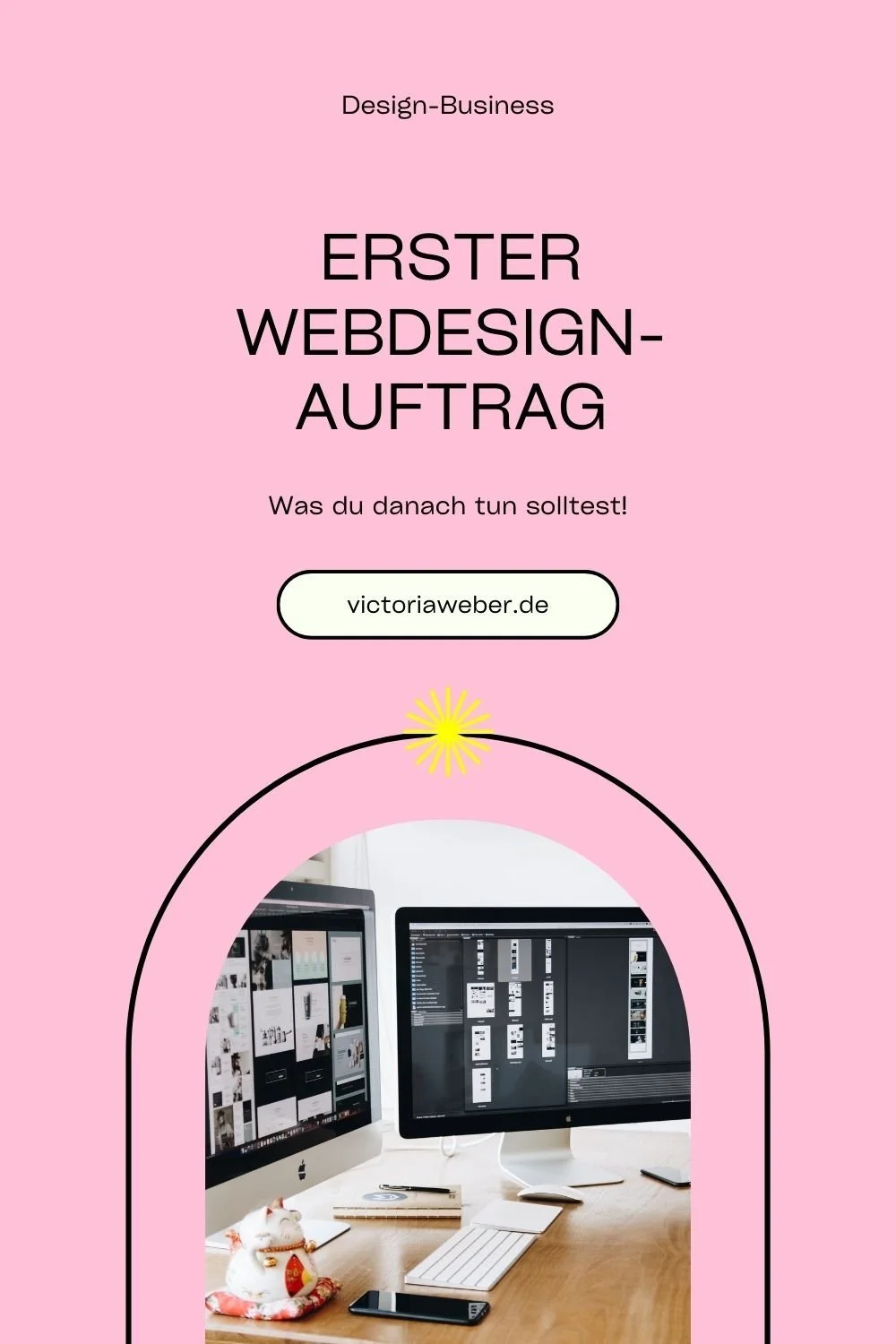 Tue das nach deinem ersten Webdesign-Auftrag!