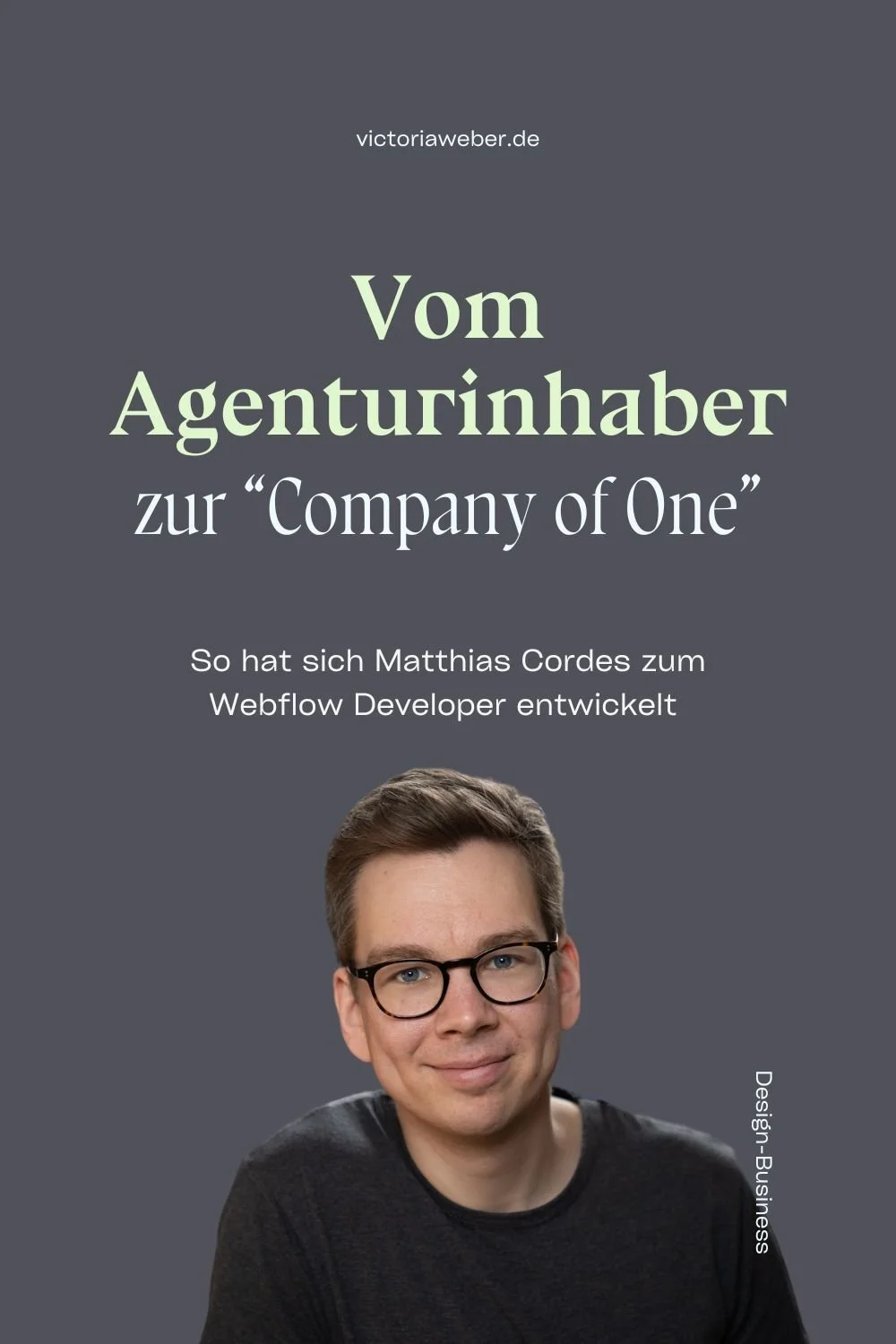 Matthias Cordes: Vom Agentur-Inhaber zur “Company of One”