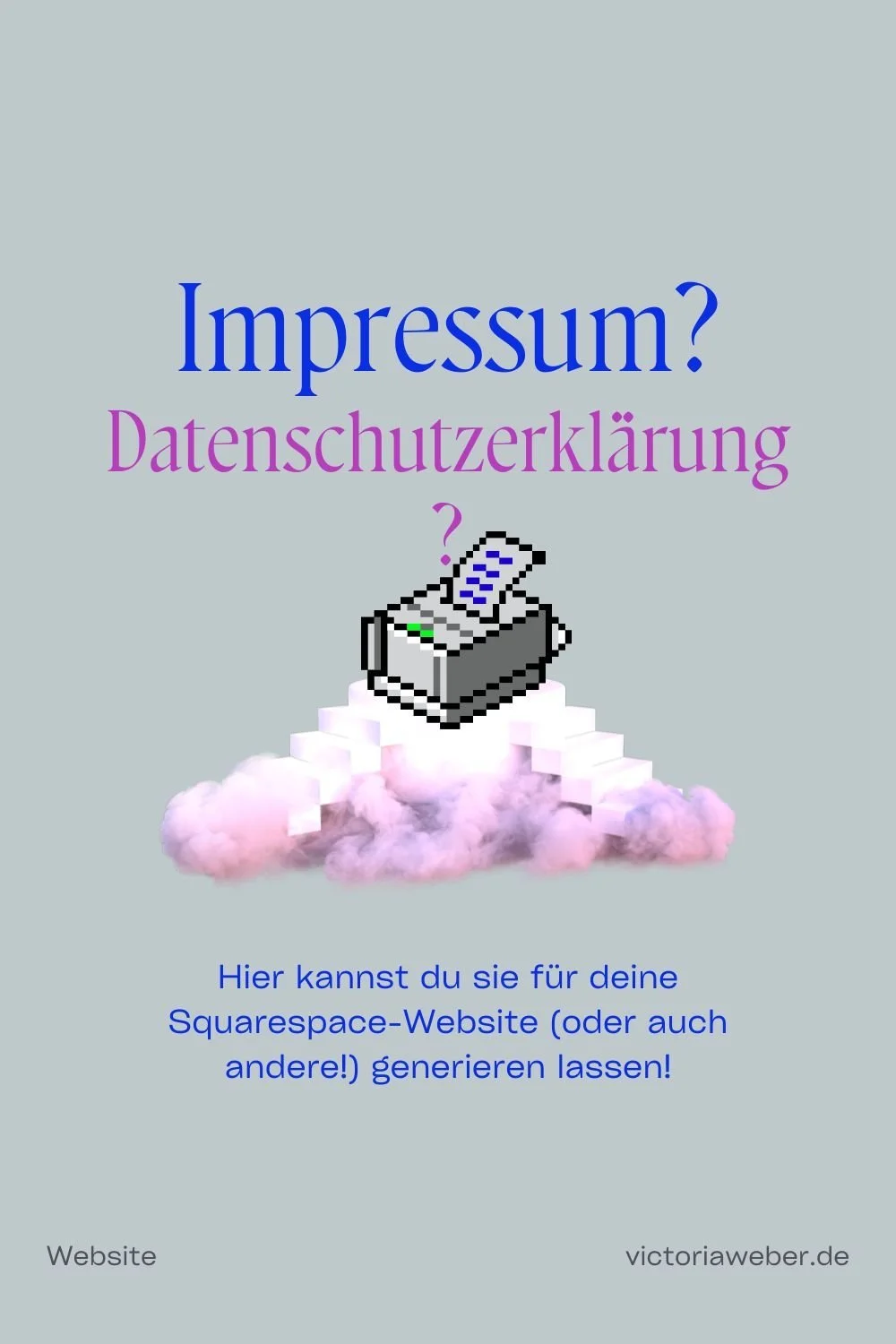 Datenschutzerklärung &amp; Impressum für Squarespace: Woher bekommen?!