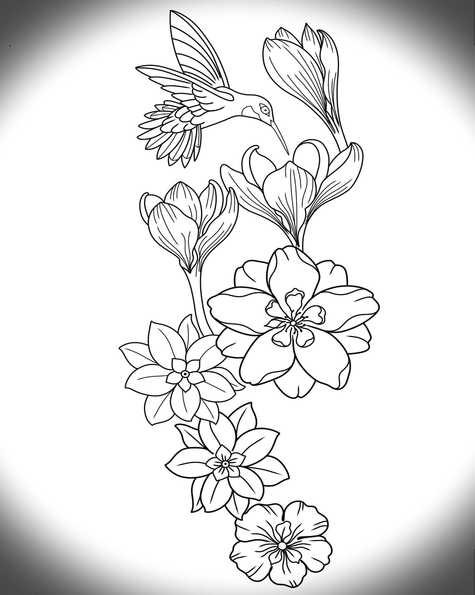 Another fun floral drawing