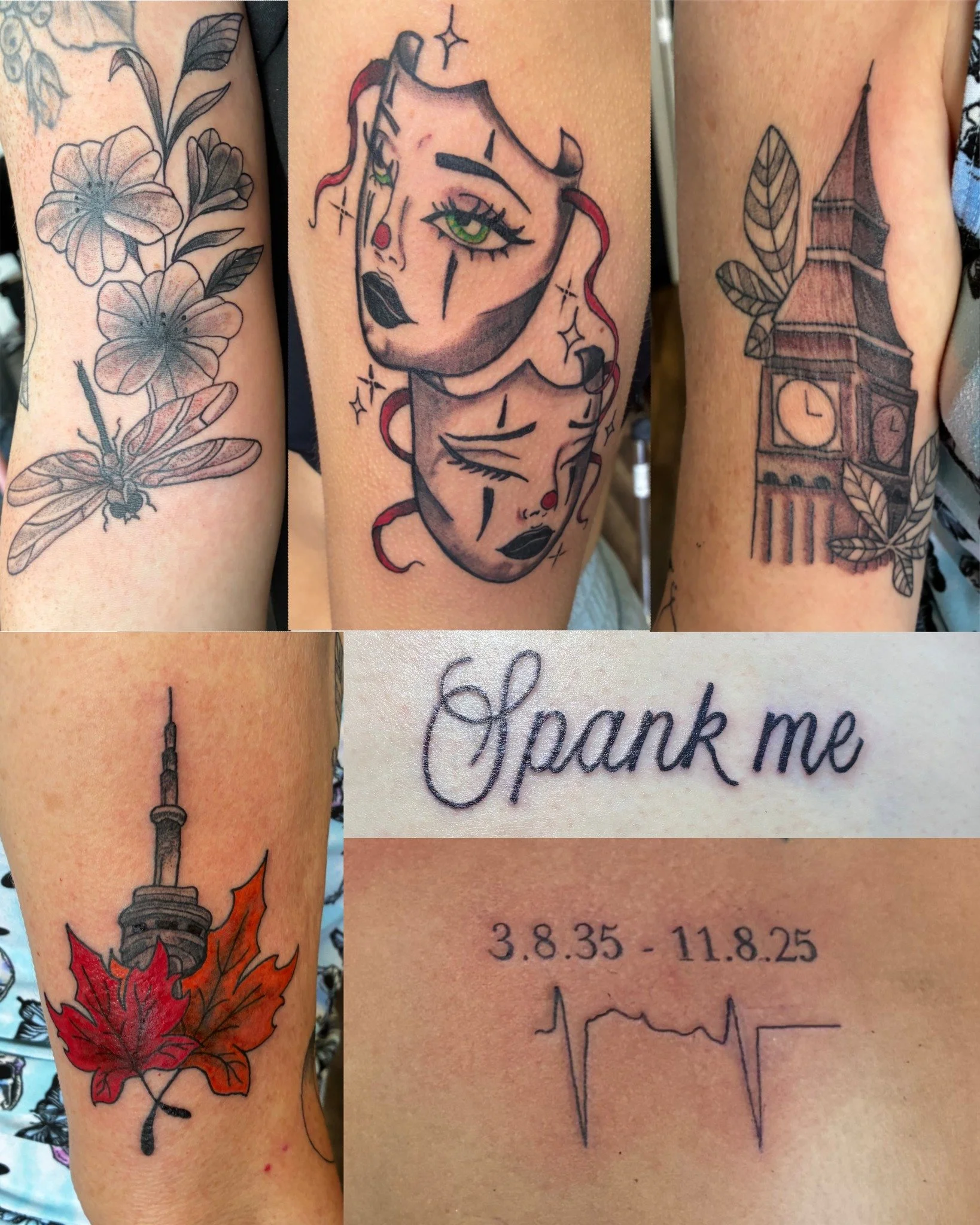 Here are a few new pieces from Rissa! 
Rissa recently graduated from her apprenticeship and is now taking appointments with an $80 minimum. She&rsquo;s been putting out some awesome work, and we&rsquo;re excited to watch her keep growing as an artist